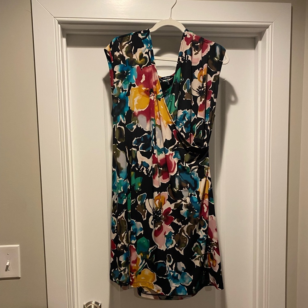 Floral Daisy Fuentes dress size 1X.
